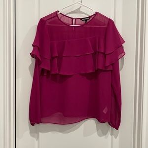EXPRESS Flutter Blouse Size M